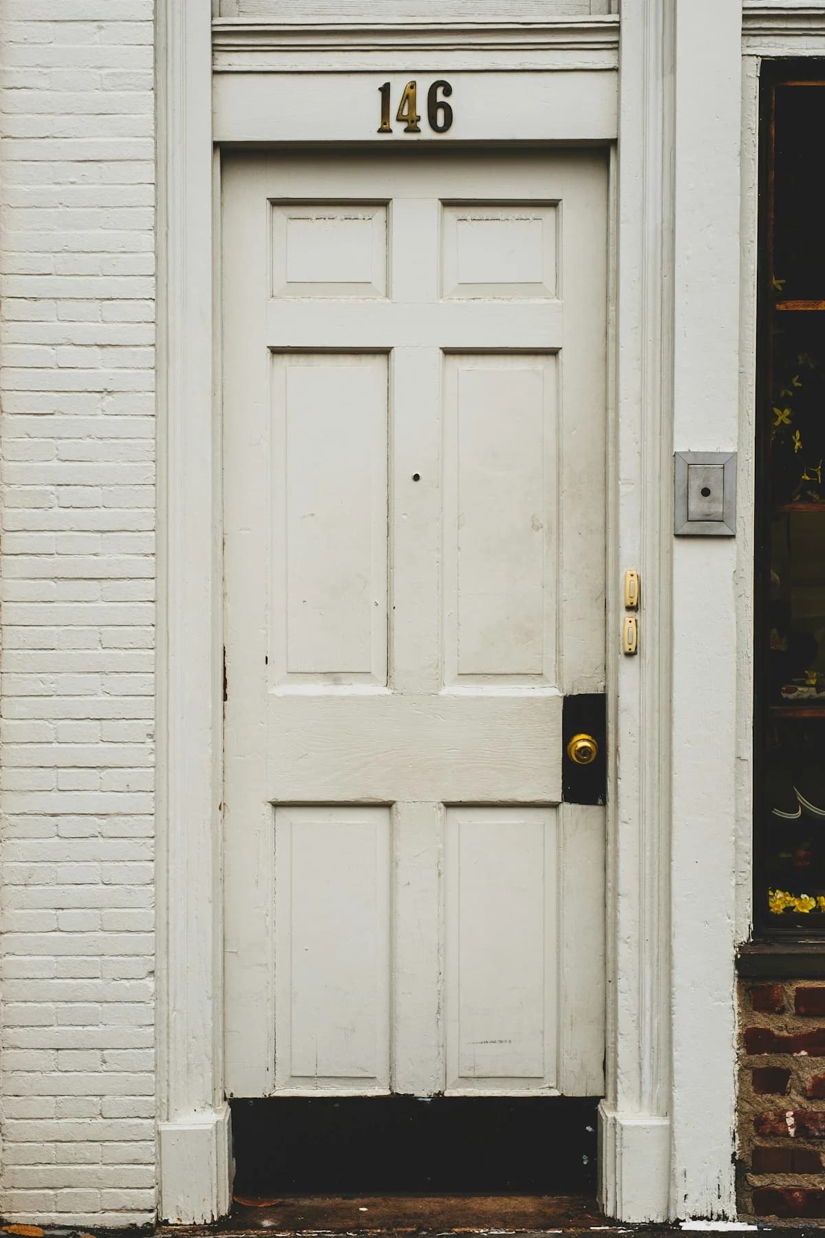 Wooden batten-style door